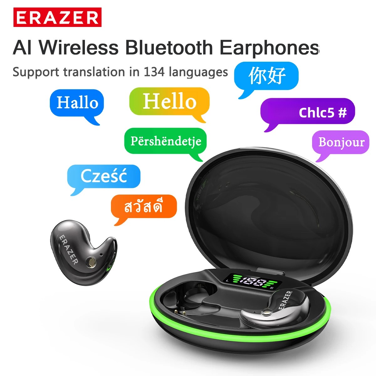 Earbuds Charging Case - Fones de Ouvido Bluetooth Intra-auriculares EARZER
