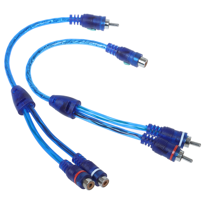 Audio Splitter Y - Carro mp3 áudio rca y divisor