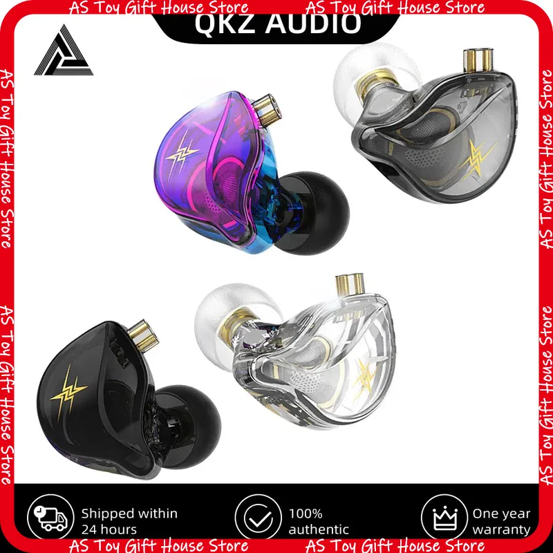 Wired Earphone Mic - Fones de Ouvido Intra-auriculares QKZ ZXT