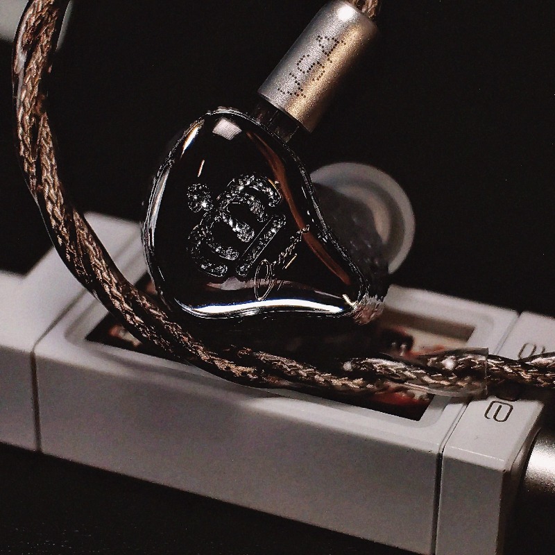 A coroa de cítara perfumada vs - Audiophile Headphone Wired avaliação e preço