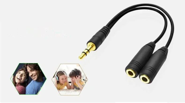 Divisor de fone de ouvido, cab - Cable Extension 3.5 avaliação e preço