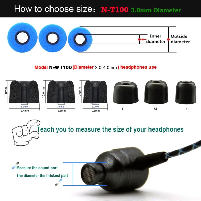 20 Pares de Pontas de Ouvido d - Earphone Foam Tip avaliação e preço