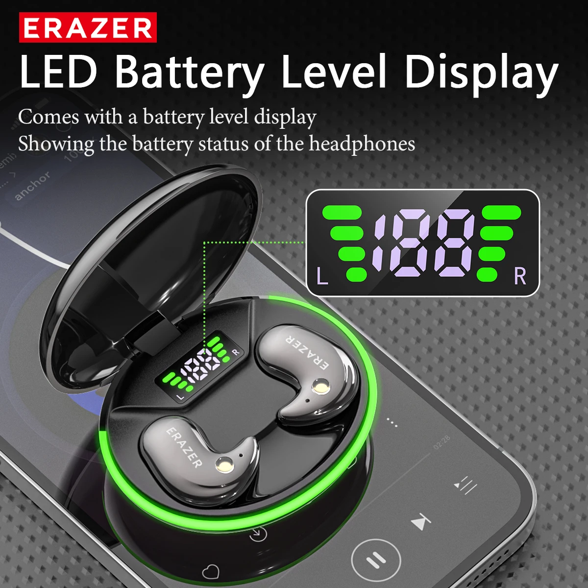 Fones de Ouvido Bluetooth Intr - Earbuds Charging Case avaliação e preço
