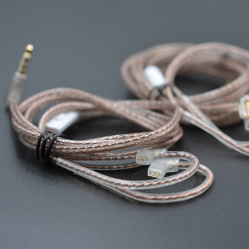 Cabo de fone de ouvido KZ orig - Wired Earphone Mic avaliação e preço