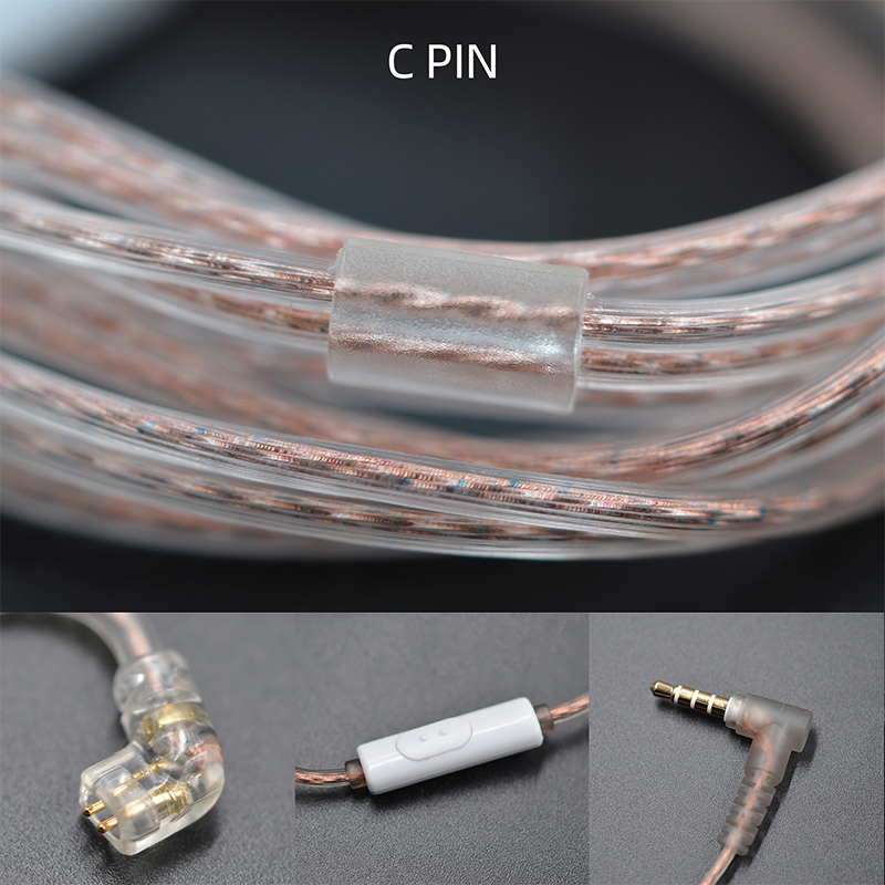 Cabo de fone de ouvido KZ orig - Wired Earphone Mic avaliação e preço